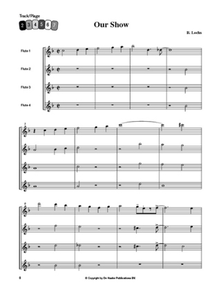 Groove Quartets - Flûtes - Bert Lochs - Partition - Flûte traversière